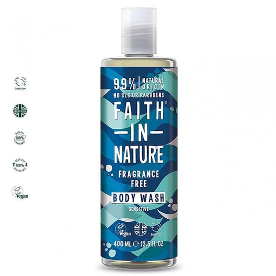 Faith in Nature Fragrance Free Body Wash 400ml