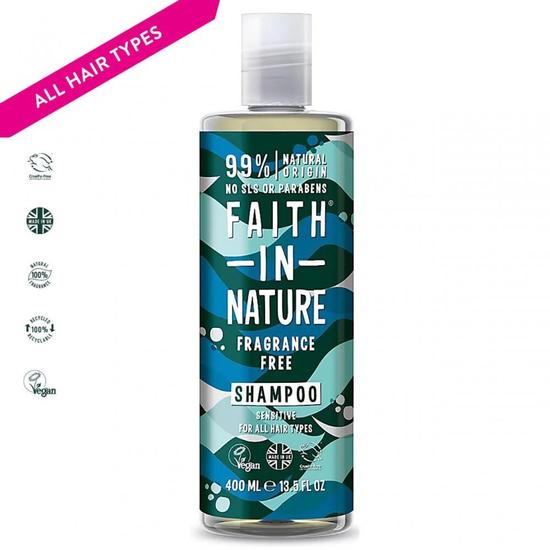 Faith in Nature Fragrance Free Natural Shampoo 400ml