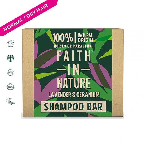 Faith in Nature Lavender & Geranium Shampoo Bar 85g