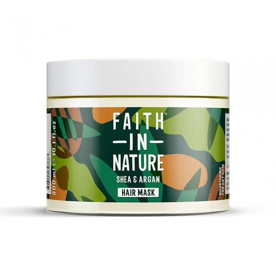 Faith in Nature Shea Butter & Argan Oil Nourishing Hair Mask 300ml