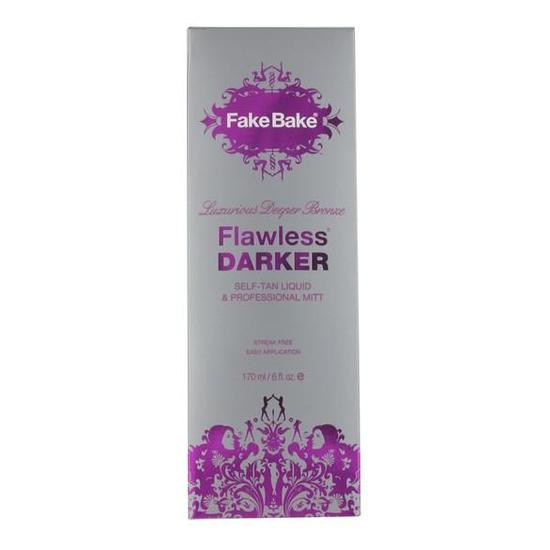 Fake Bake Flawless Darker Self-Tan Liquid + Mitt 177ml