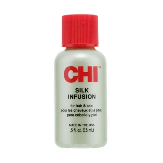 Farouk Systems CHI Silk Infusion Damaged Dry Hair Repair Shine Serum Oil Heat Protection 15ml