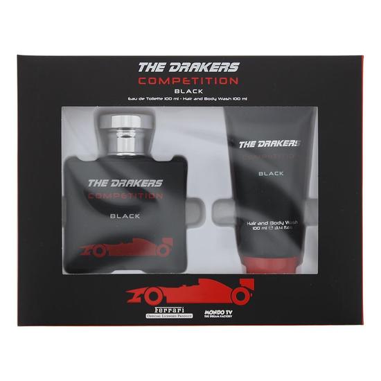 Ferrari The Drakers Competition Black Eau De Toilette & Hair & Body Wash 100ml