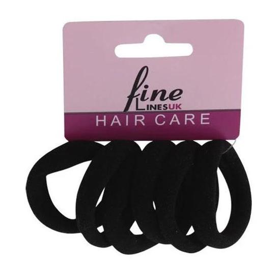 Fine Lines UK Hair Care Ponytail Elastic 6 Pack