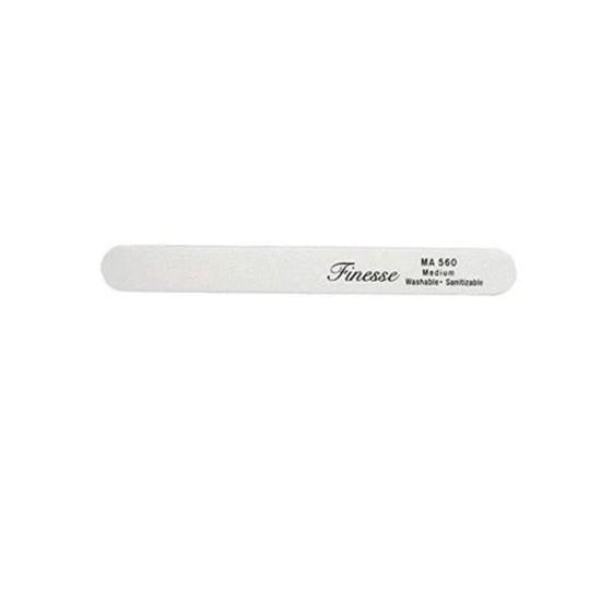 Finesse Professional Nail Files Medium MA560 White