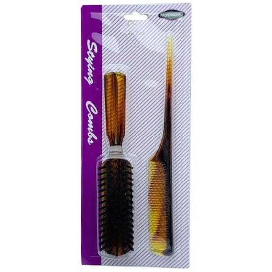 First Lady Professional Styling Comb 71 Brown