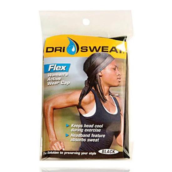 Firstline Dri Sweat Flex Womens Active Wear Cap Black