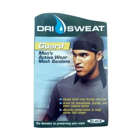 Firstline Dri Sweat Guard Mens Active Wear Mesh Bandana Black