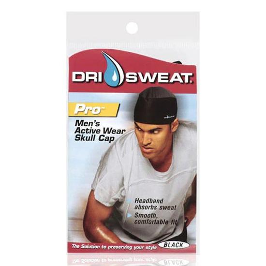 Firstline Dri Sweat Pro Mens Active Wear Skull Cap Black