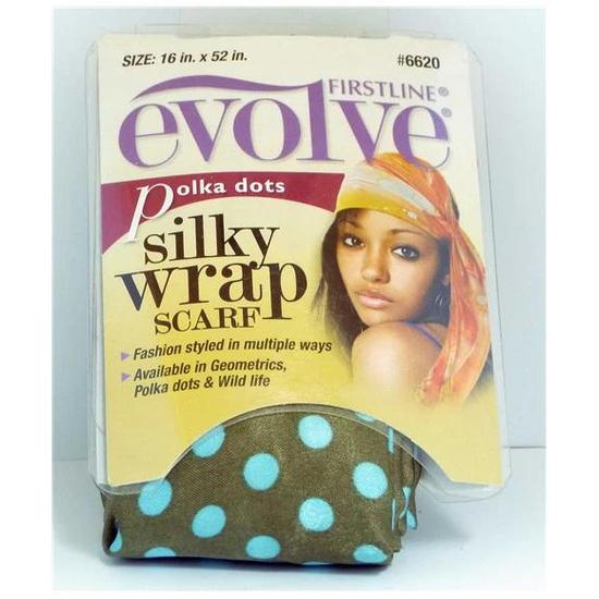 Firstline Evolve Polka Dots Silky Wrap Scarf 6620