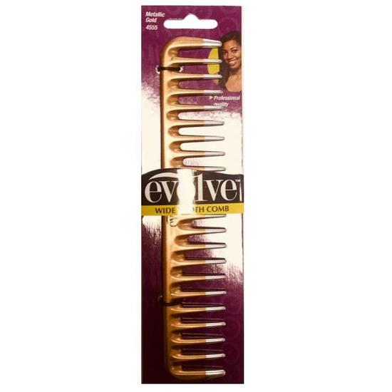 Firstline Evolve Wide Teeth Comb 4555 metallic gold