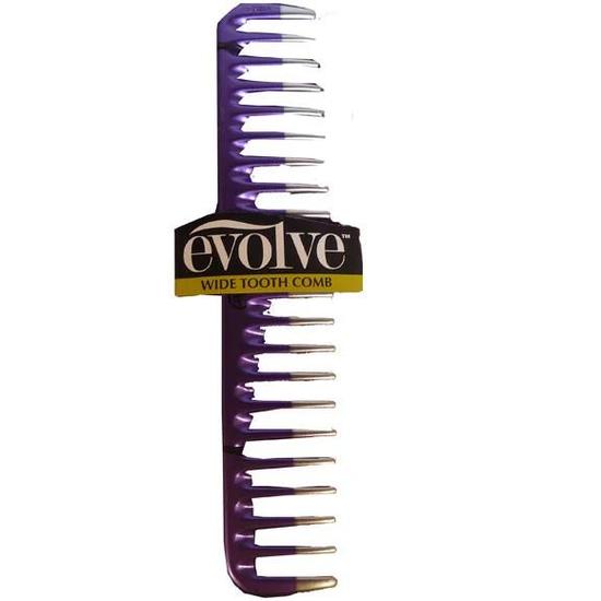 Firstline Evolve Wide Teeth Comb Metallic Purple 4552