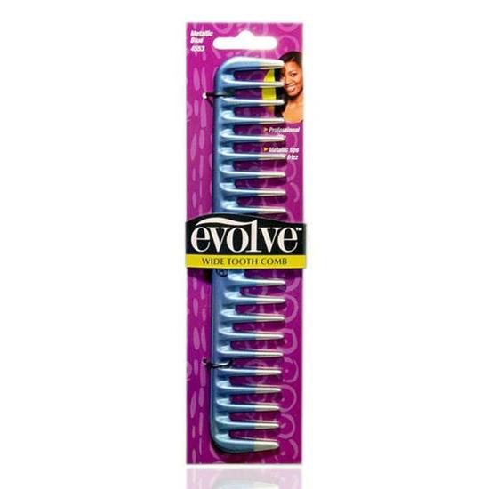 Firstline Evolve Wide Tooth Comb 4553 Metallic Blue