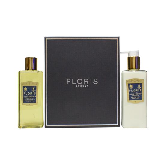 Floris Night Scented Jasmine Gift Set 250ml Body Lotion + 250ml Shower Gel