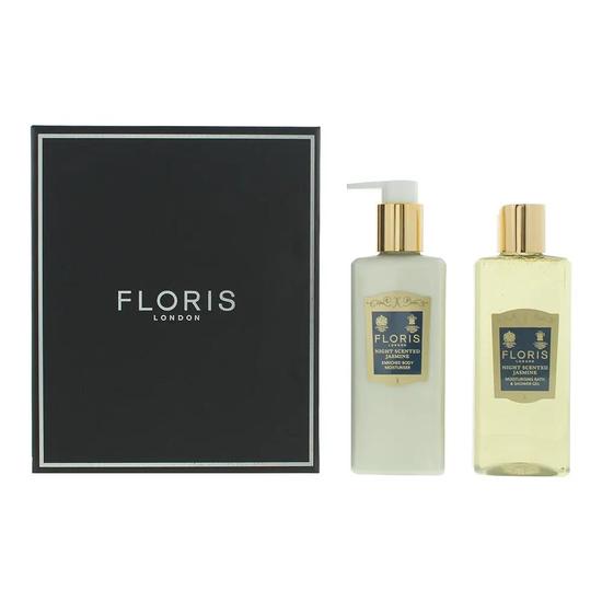 Floris Night Scented Jasmine Gift Set: Body Lotion 250ml Shower Gel 250ml 2 Piece