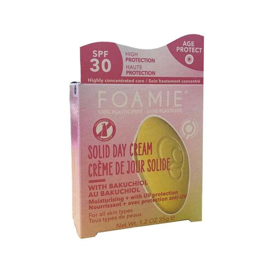 Foamie Face Bar Solid Day Cream Age Protect With SPF 30