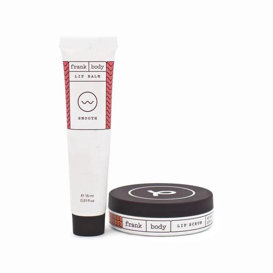 Frank Body Lip Scrub & Lip Balm Duo 2 x 15ml (Missing Box)