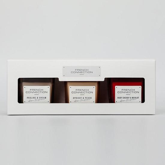 French Connection Autumn Collection Trio Of Candles Gift Set 3 50g