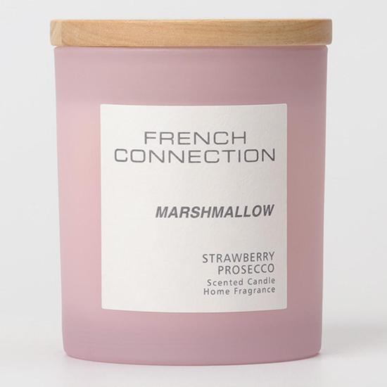 French Connection Pastel Collection Strawberry Prosecco Candle 206g