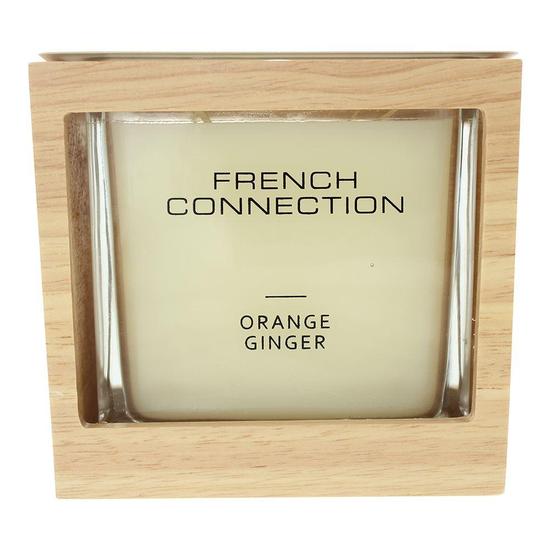 French Connection Wooden Collection Orange Ginger Candle 480g