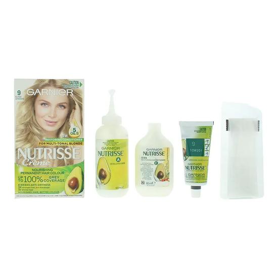 Garnier Nutrisse Creme 9.0 Light Blonde Hair Colour 200g