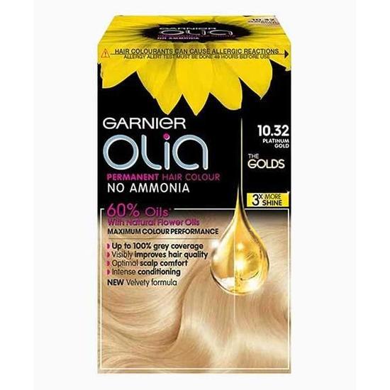 Garnier Olia Permanent Hair Colour 10.32 Platinum Gold