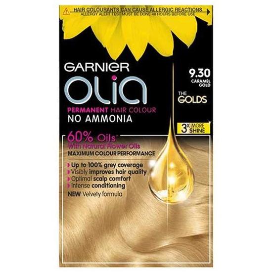 Garnier Olia Permanent Hair Colour 930 Caramel Gold