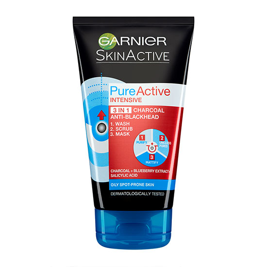 Garnier skin active pure charcoal black tissue mask