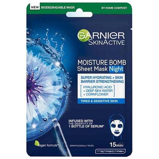 Garnier Skin Active Moisture Bomb Sheet Mask Night 1 Mask