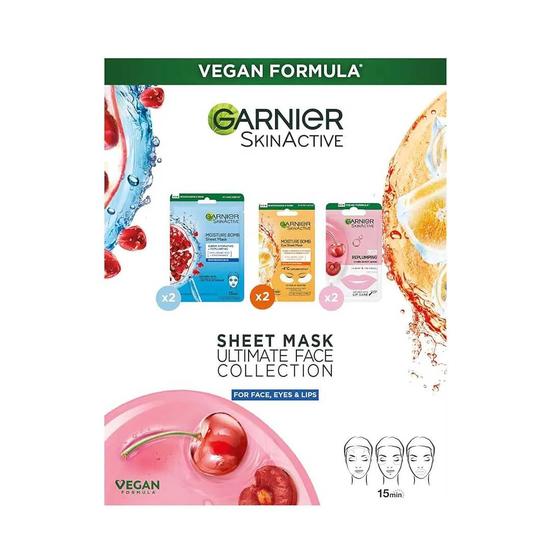 Garnier SkinActive Sheet Mask Ultimate Collection 6pc