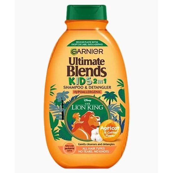 Garnier Ultimate Blends Kids 2in1 Apricot Shampoo & Detangler 250ml