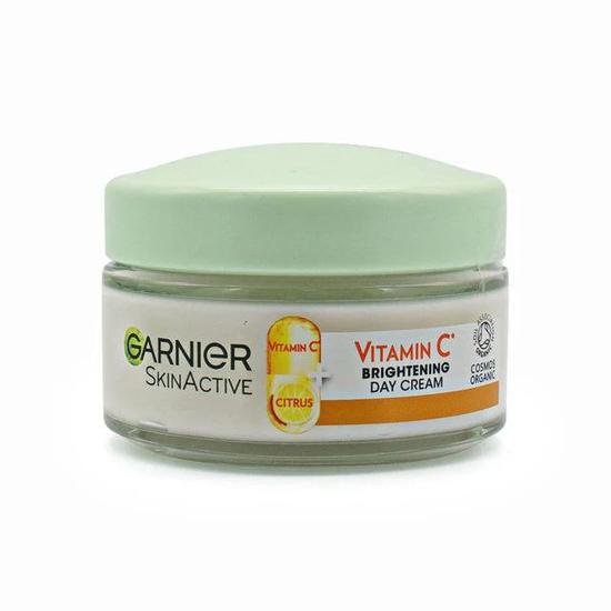 Garnier Vitamin C Brightening Day Cream Face Moisturiser 50ml (Imperfect Box)