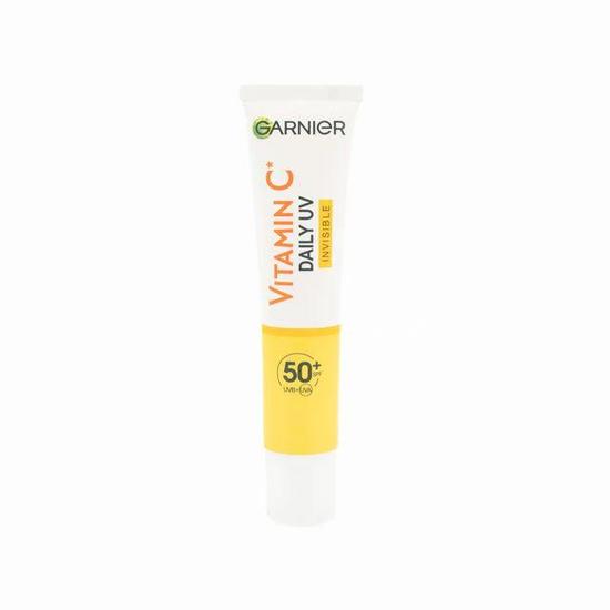 Garnier Vitamin C Daily UV Invisible SPF 50+ 40ml (Imperfect Box)