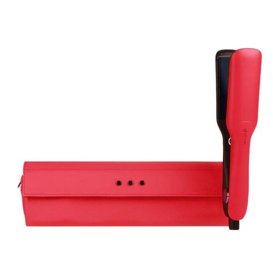ghd Max Wide Plate Hair Straightener Radiant Red