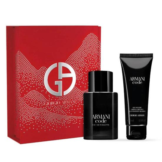 Giorgio Armani Code Men's Gift Set 50ml Eau De Toilette + 75ml Shower Gel