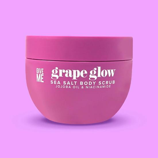 Give Me Grape Glow Sea Salt Body Scrub 300g