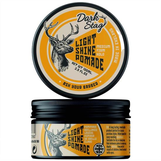 Glamtech Dark Stag Light Shine Pomade Medium Firm Hold 100ml