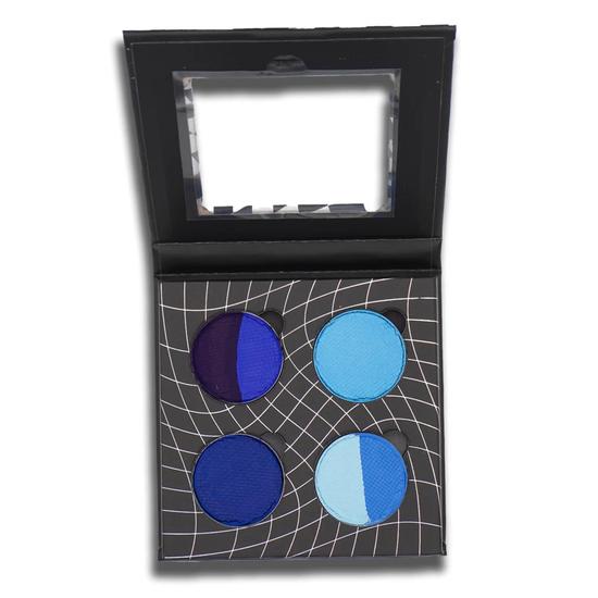 Glisten Cosmetics Blue 4 Pan Palette Eyeliner