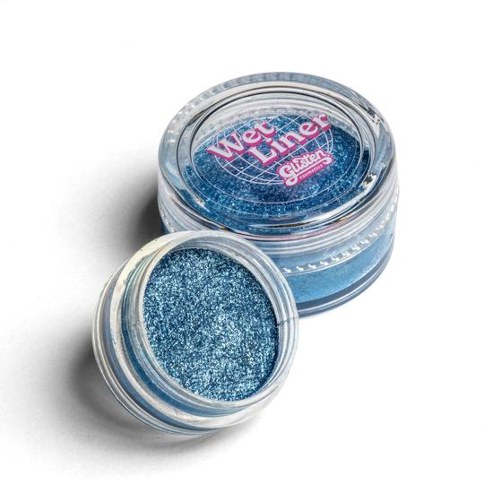 Glisten Cosmetics Dusk Blue Metallic Wet Liner Eyeliner Small - 3g