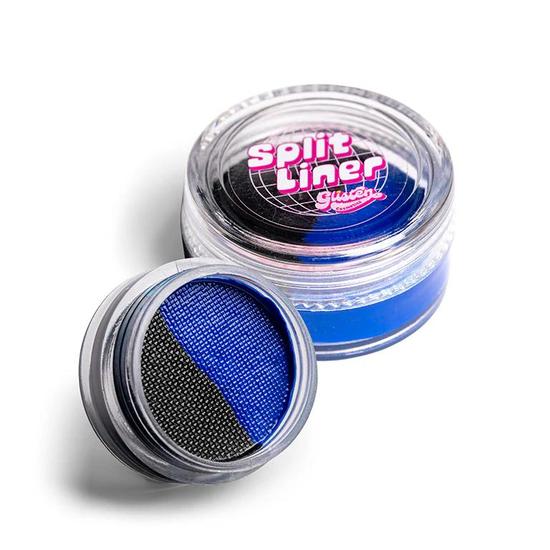 Glisten Cosmetics Emperor Blue & Black Split Liner Eyeliner Small - 3g