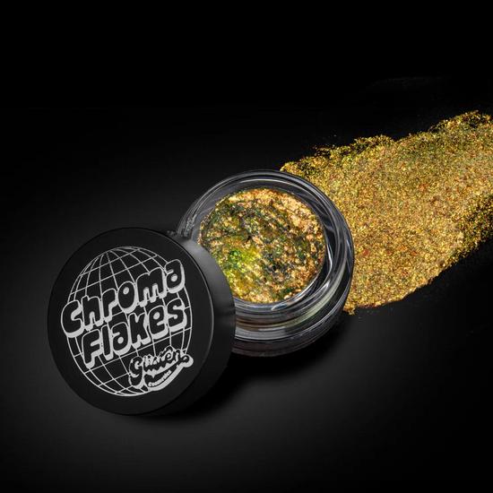 Glisten Cosmetics Gold Rush Chroma Flakes