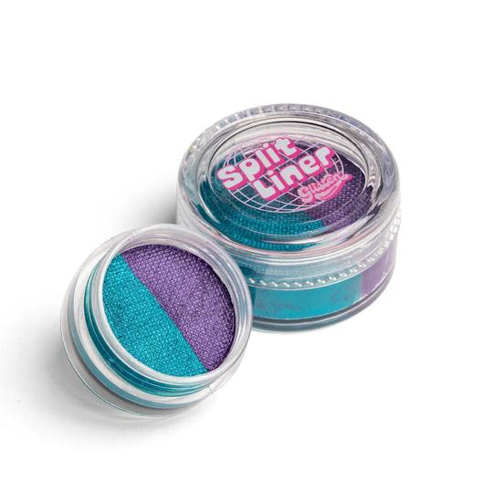 Glisten Cosmetics Midnight Teal Blue & Purple Shimmer Split Liner Eyeliner Small - 3g