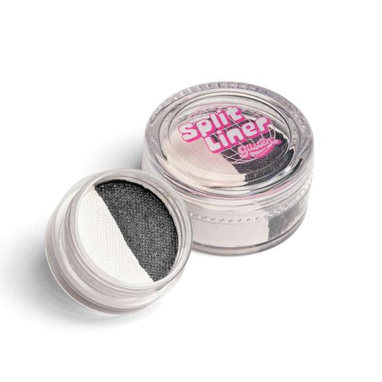 Glisten Cosmetics Mountain Shimmer Black & White Split Liner Eyeliner Small - 3g