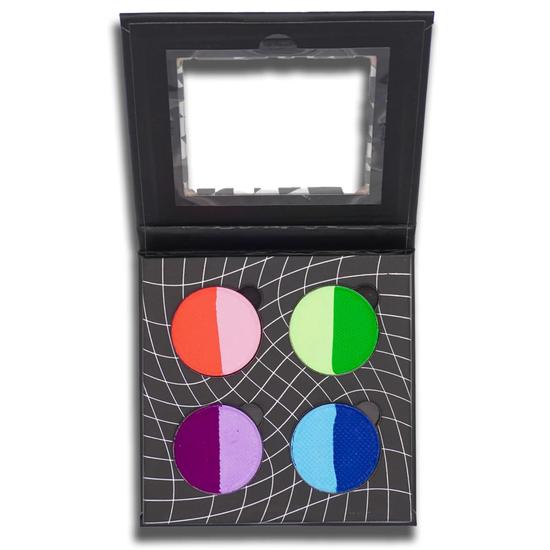 Glisten Cosmetics Neon Split 4 Pan Palette Eyeliner