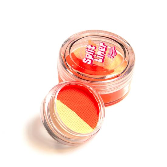 Glisten Cosmetics Peach Melba UV Orange & Peach Split Liner Eyeliner Small - 3g