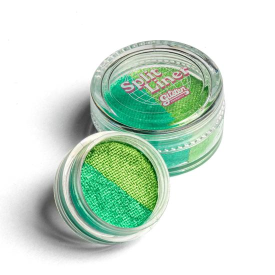 Glisten Cosmetics Peridot Green Metallic Split Liner Eyeliner Small - 3g