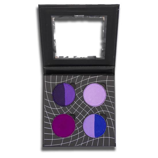 Glisten Cosmetics Purple 4 Pan Palette Eyeliner