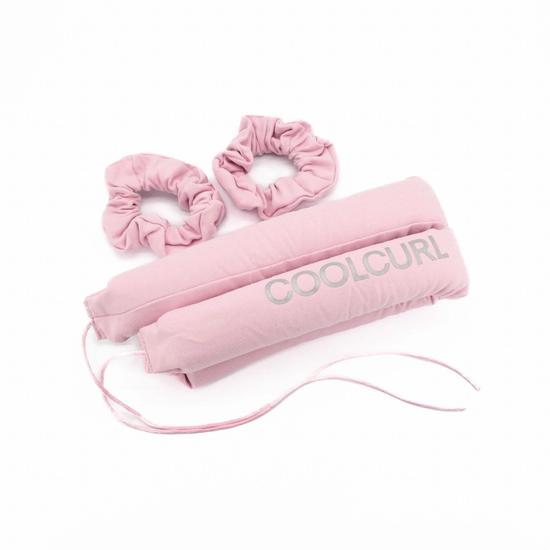 GLOV Coolcurl Heatless Hair Curling Tool Set Pink Imperfect Box