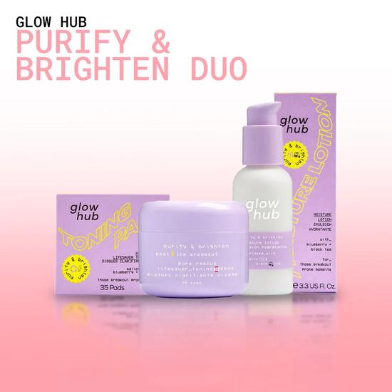 Glow Hub Purify & Brighten Duo