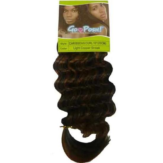 Go Posh Synthetic Caribbean Curl 10 / 1